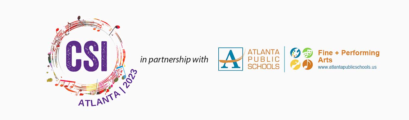 Conn Selmer Institute and Atlanta Public Schools Fine and Performing Arts logos